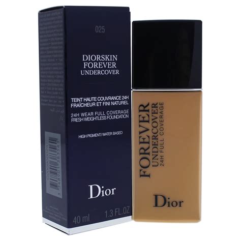 dior forever undercover 025|dior forever undercover foundation sample.